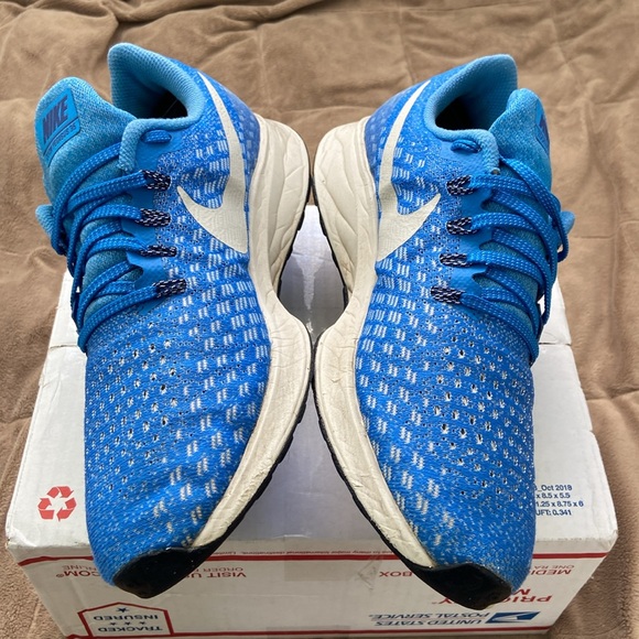 Nike Zoom Pegasus 35 In Men’s Size 9.5 very hard to find Carolina Blue OffWhite - Picture 4 of 15